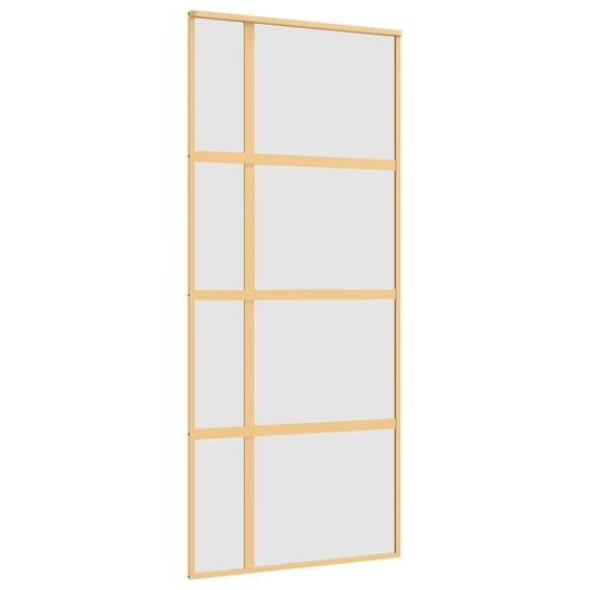 Drzwi przesuwne mrożone szkło 90x205cm złote Inna marka