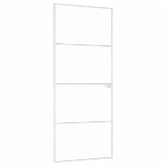 Drzwi wewnętrzne hartowane szkło białe 83x201,5 cm Inna marka