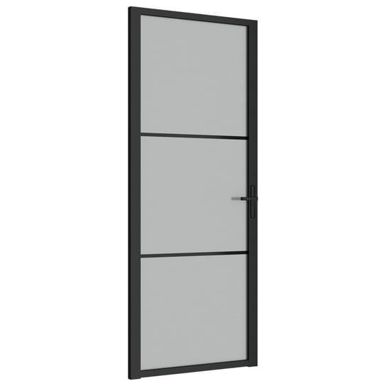 Drzwi wewnętrzne szklane, 83x201,5 cm, czarne Inna marka