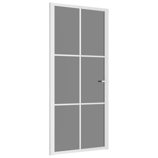 Drzwi wewnętrzne szklane, białe, 93x201,5 cm, z pa Inna marka