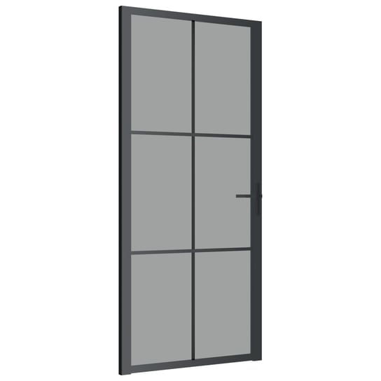 Drzwi wewnętrzne szklane, czarne, 93x201,5 cm Inna marka