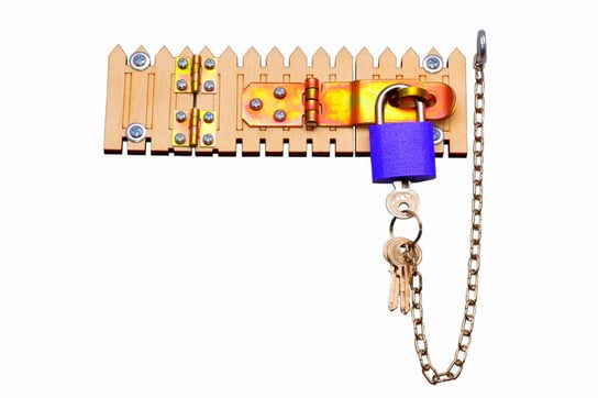 Drzwi z kłódką i zasuwką do tablicy manipulacyjnej Zabawki Sensoryczne