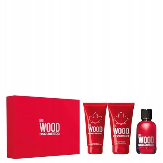Dsquared Red Wood, Zestaw kosmetyków, 3 szt. Dsquared2