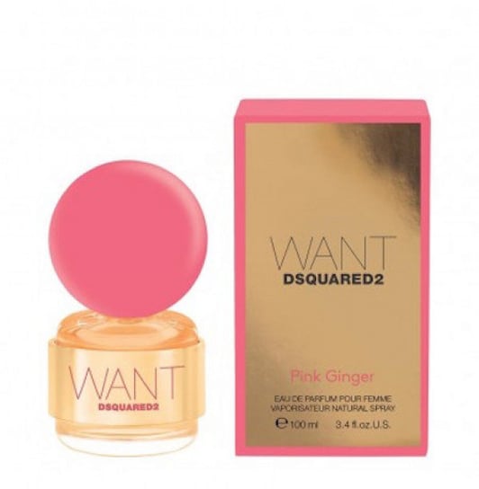 Dsquared, Want Pink Ginger for Woman, woda perfumowana, 100 ml Dsquared2