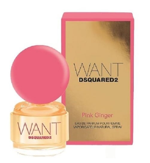 Dsquared, Want Pink Ginger for Woman, woda perfumowana, 30 ml Dsquared2