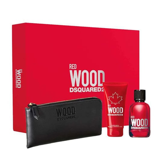 Dsquared2, Red Wood, zestaw kosmetyków + portfel, 2 szt. Dsquared2