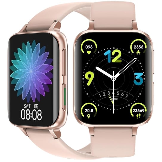 DT NO.1, Zegarek Smartwatch, DT93, Różowy, Silikonowy DT NO.1