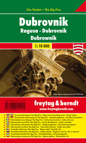 Dubrownik city pocket. Mapa 1:10 000 Freytag & Berndt