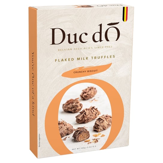 Duc d'O Trufle belgijskie czekolada mleczna z ciasteczkami 100g Duc dO