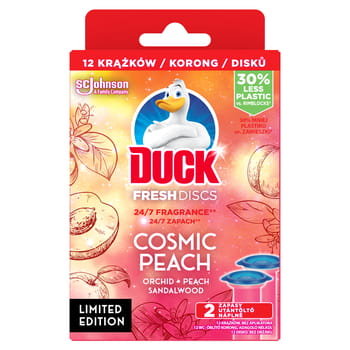 Duck Fresh Discs Cosmic Peach Duo - Żelowe Krążki, Podwójny Zapas 2X36 Ml Inny producent