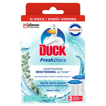 Duck Fresh Discs Eukaliptus Duo - Żelowe Krążki, Podwójny Zapas 2X36 Ml Inny producent