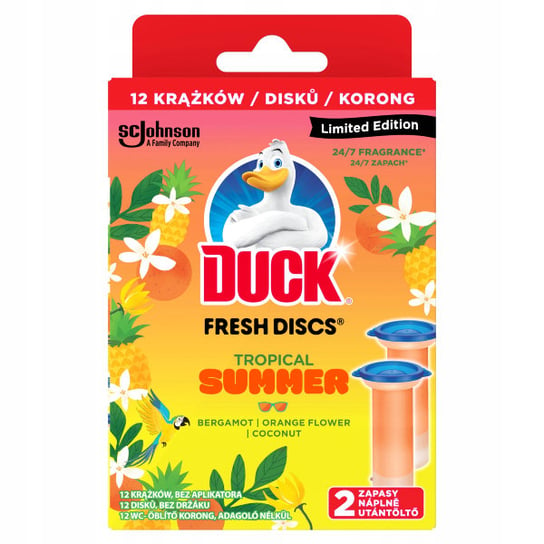 Duck Fresh Discs Tropical Summer Żelowe Krążki 72Ml Duck
