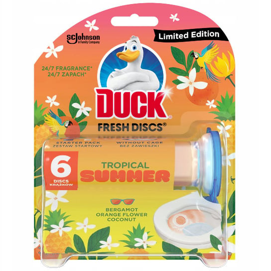 Duck Fresh Discs Żelowe Krążki Wc Tropical Summer Duck