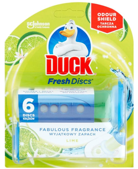 Duck Fresh Discs Żelowy Krążek Do Toalety Lime 36Ml Duck