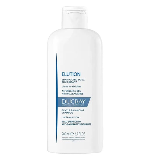 Ducray, Elution Gentle Balancing Shampoo, Szampon przywracający równowagę skórze głowy, 200 ml Ducray