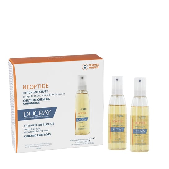 Ducray Neoptide, płyn przeciw wypadaniu włosów dla kobiet, 3 butelki x 30 ml Pierre Fabre Dermo-Cosmetique
