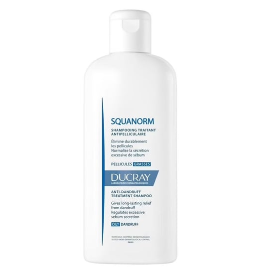 Ducray, Squanorm, szampon przeciwłupieżowy na łupież tłusty, 200 ml Ducray