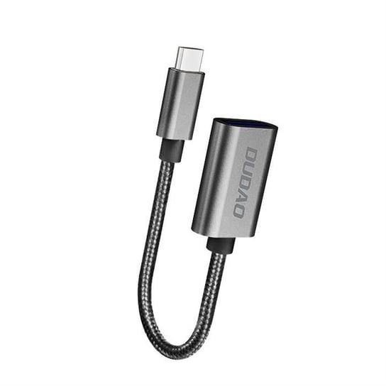 Dudao adapter przejściówka kabel OTG z USB 2.0 na USB Typ C szary (L15T) Dudao