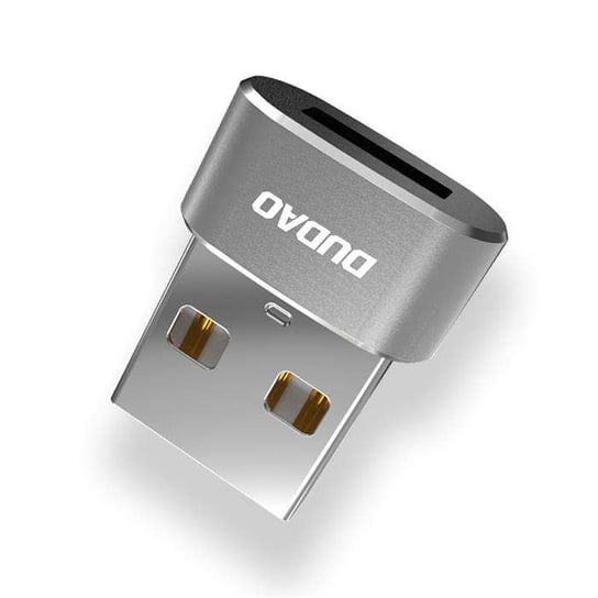 Dudao adapter przejściówka ze złącza USB Type-C na USB czarny (L16AC black) Dudao