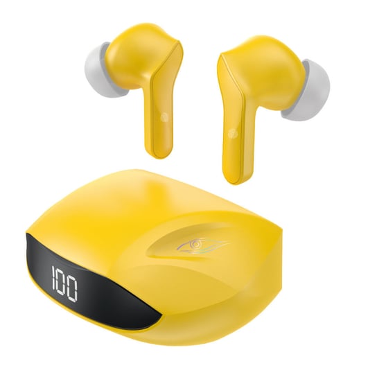 Dudao dokanałowe słuchawki bezprzewodowe TWS Bluetooth 5.2 żółty (U16H-yellow) Inny producent