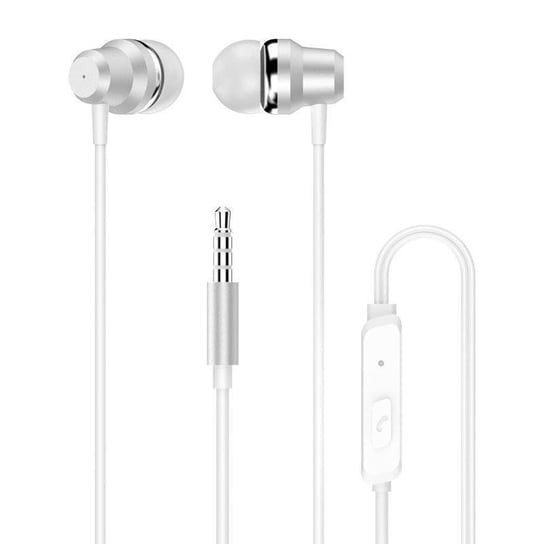 Dudao dokanałowe słuchawki zestaw słuchawkowy z pilotem i mikrofonem 3,5 mm mini jack biały (X10 Pro white) Dudao