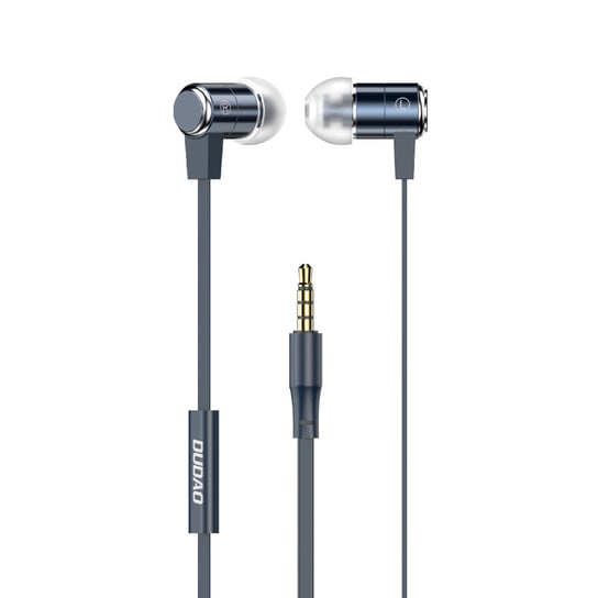 Dudao dokanałowe słuchawki zestaw słuchawkowy z pilotem i mikrofonem 3,5 mm mini jack niebieskie (X13S) Dudao