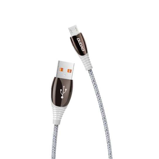 Dudao kabel przewód USB - micro USB 1,23m 3A szary (L7Pro grey) - Micro USB Typ B (męski) || USB Typ A (męski) Dudao