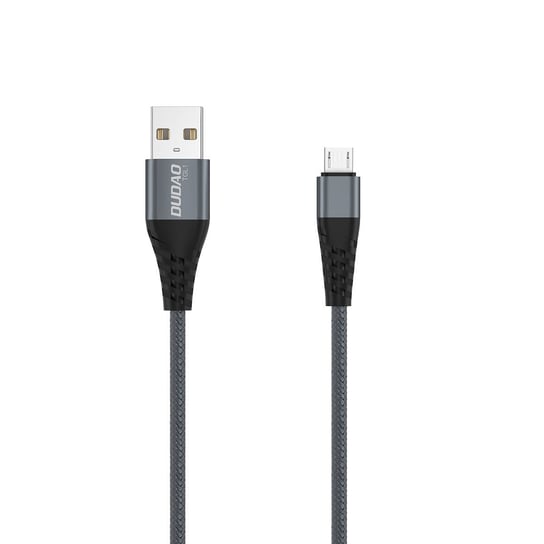 Dudao kabel przewód USB – micro USB 6A 1 m szary (TGL1M) Dudao