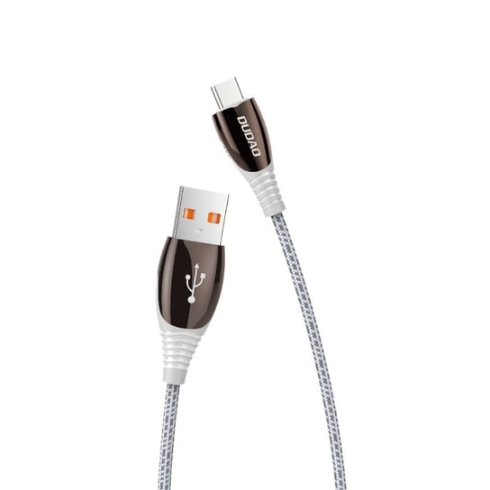 Dudao kabel przewód USB - USB Typ C 1,23m 3A szary (L7Pro grey) - USB Typ A (męski) || USB Typ C (męski) Dudao