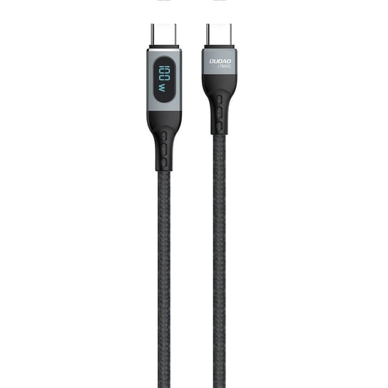Dudao kabel USB Typ C - USB Typ C szybkie ładowanie PD 100W 1m czarny (L7MaxC) Dudao