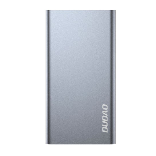 Dudao Metalowy Powerbank Z  Ledowym Wskaźnikiem Poziomu Naładowania 10000Mah Srebrny (K5Pro) Dudao