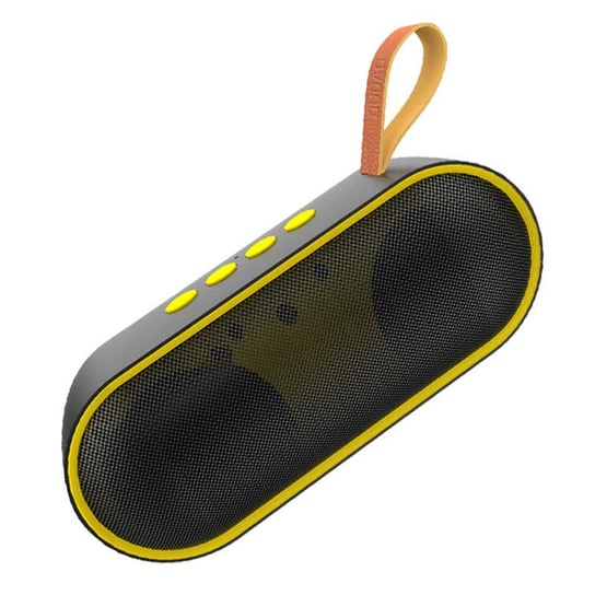 Dudao przenośny bezprzewodowy głośnik Bluetooth żółty (Y9 yellow) - Żółty Dudao
