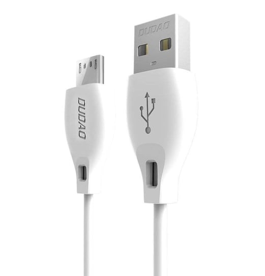 Dudao przewód kabel micro USB 2.4A 2m biały (L4M 2m white) Dudao