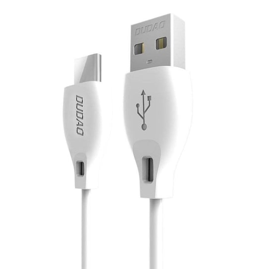 Dudao przewód kabel USB Typ C 2.1A 1m biały (L4T 1m white) Dudao