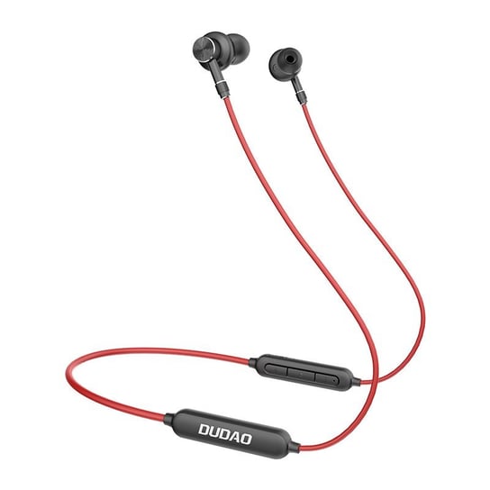 Dudao sportowe dokanałowe bezprzewodowe słuchawki Bluetooth 5.0 zestaw słuchawkowy czerwony (U6A red) Dudao