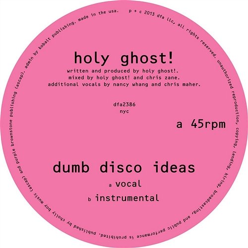 Dumb Disco Ideas Holy Ghost!