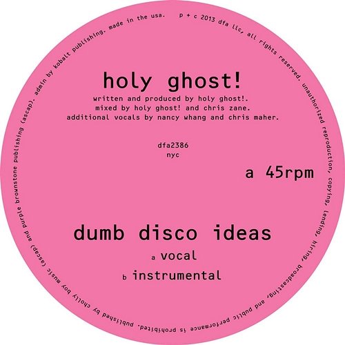 Dumb Disco Ideas Holy Ghost!