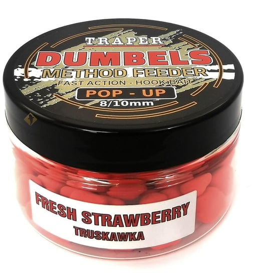 Dumbels Traper Pop-up Method Feeder 8-10mm - Truskawka Traper