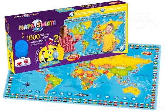 Dumel Discovery, zabawka edukacyjna Interaktywna mapa świata Dumel Discovery