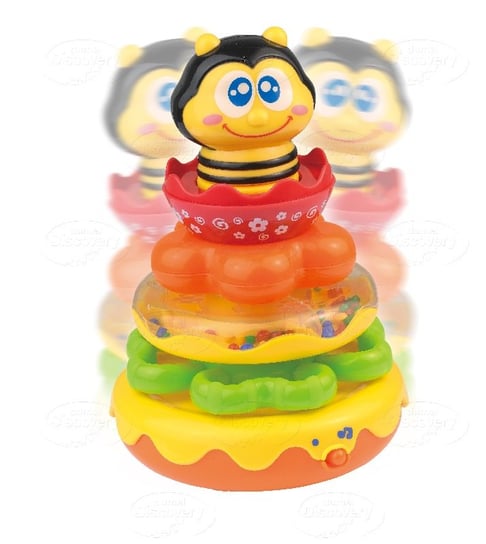 Dumel Discovery, zabawka edukacyjna Piramidka pszczółka Dumel Discovery