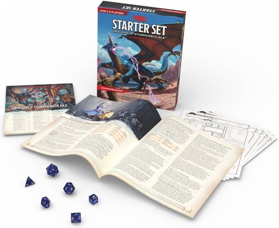 Dungeons and Dragons 5.0 Dragons of Stormwreck Isle Starter Kit, Wizards of the Coast, (edycja angielska) Wizards of the Coast