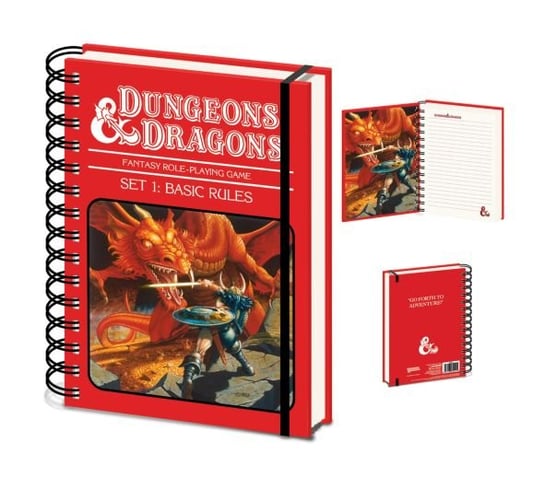 Dungeons and Dragons Basic Rules - notes A5 zeszyt Dungeons & Dragons