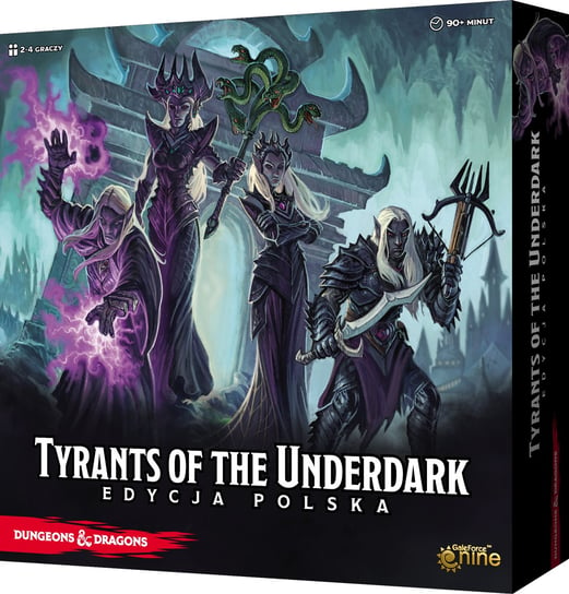 Dungeons & Dragons, Tyrants of the Underdark (edycja polska), gra planszowa, Rebel Rebel