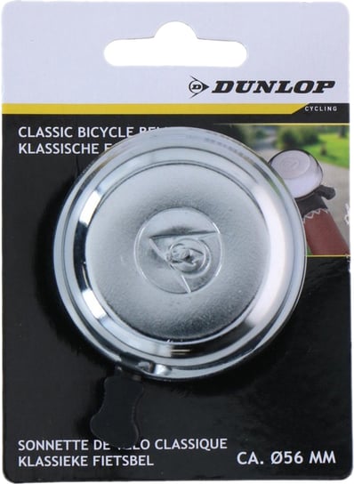 Dunlop, Dzwonek rowerowy Classic Silver, 56mm Dunlop