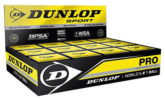 Dunlop, Piłka do squash'a, Pro, 12 szt. Dunlop