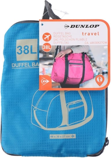 Dunlop torba podróżna składana na, zamek, Dunlop, 38L, niebieska Dunlop