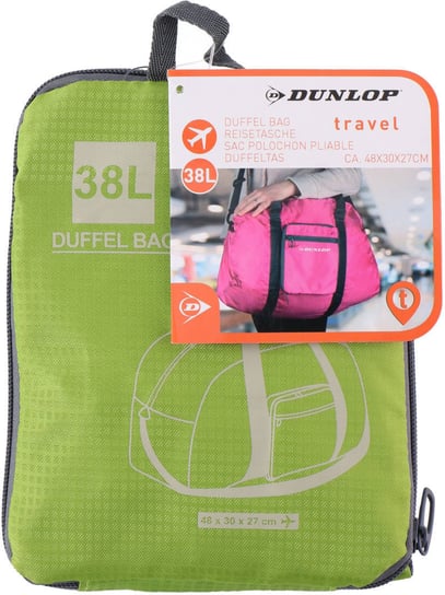 Dunlop torba podróżna składana na, zamek, Dunlop, 38L, zielona Dunlop