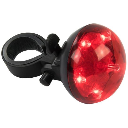 Dunlop, Tylne światło rowerowe, 5 LED, czerwony Dunlop