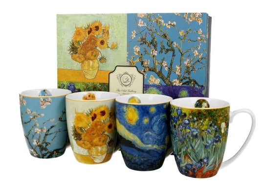 DUO Gift, Komplet 4 kubki classic inspired by Van Gogh DUO Gift