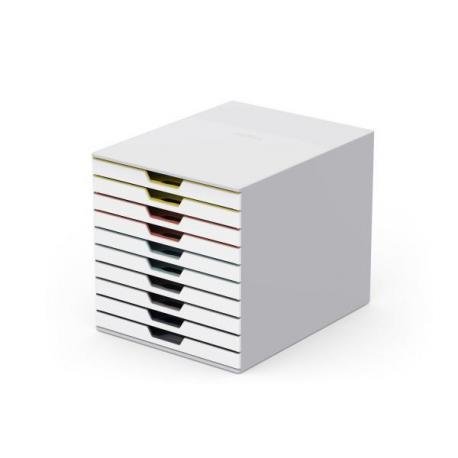 Durable, pojemnik na dokumenty z szufladkami varicolor® mix 10 DURABLE